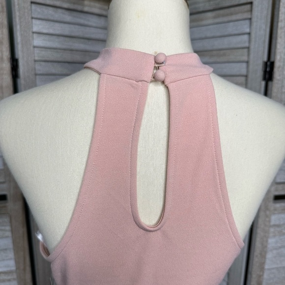 LuLu’s Pink Asymmetrical Fitted Bodysuit - Picture 6 of 6